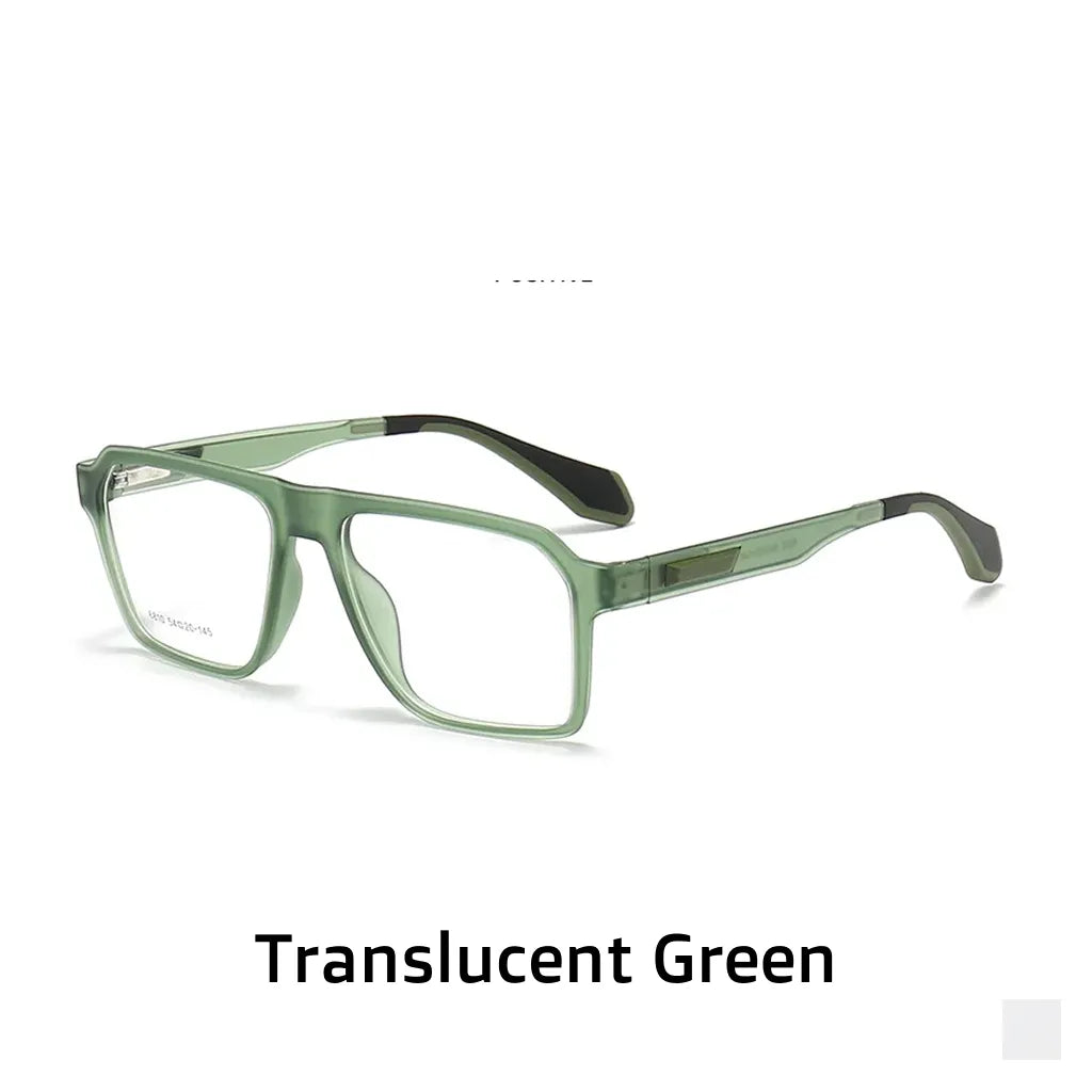 Ultra-Light Square Sports Cycling Eyeglass Frame - Optical Prescription Ready