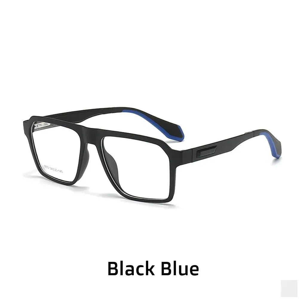 Ultra-Light Square Sports Cycling Eyeglass Frame - Optical Prescription Ready