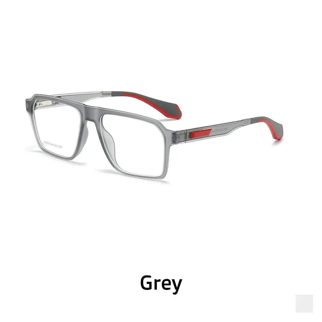 Ultra-Light Square Sports Cycling Eyeglass Frame - Optical Prescription Ready