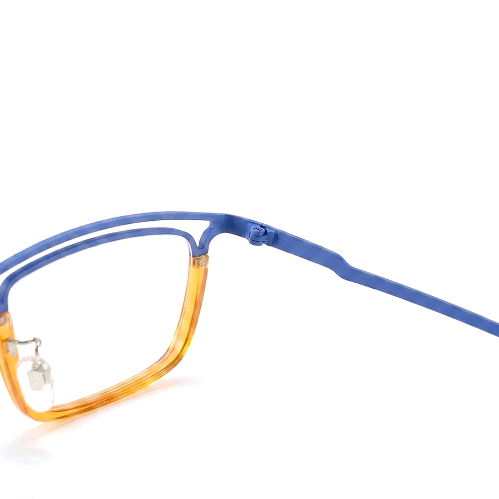 Ultraleichte, quadratische Brillenfassungen aus Acetat