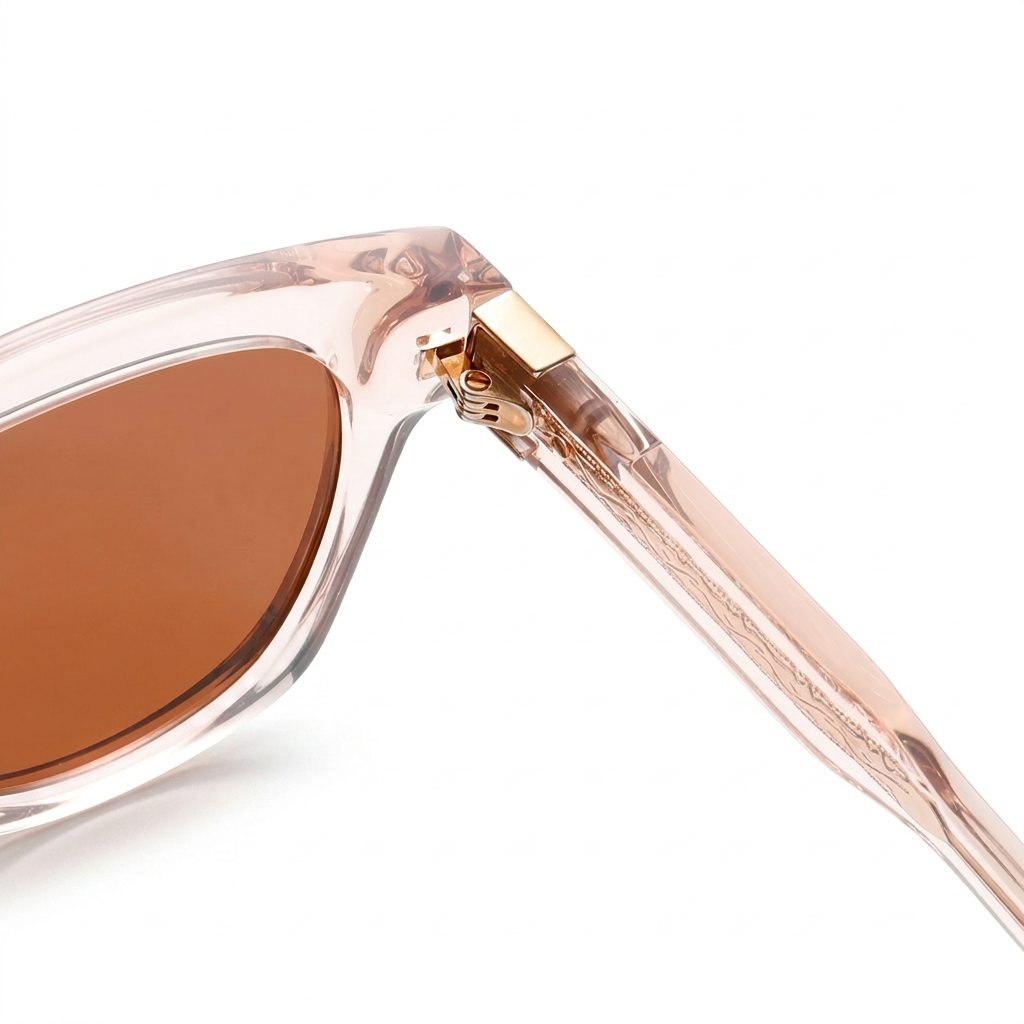 Acetate Oval Polarized Sunglasses – UV400 Gradient Retro Casual Women