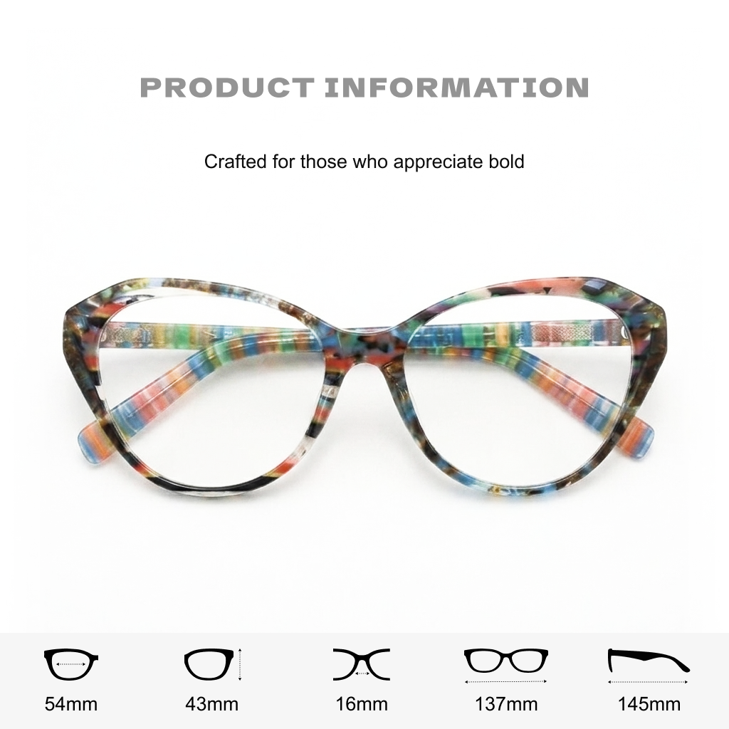 Acetate Cat Eye Optical Glasses Frame
