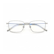 Ultra-Light Titanium Square Eyeglasses - 10.3g Unisex Optical Frame
