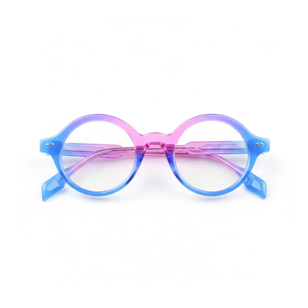 Marco óptico Retro Round Acetate - Gafas de Prescripción Unisex