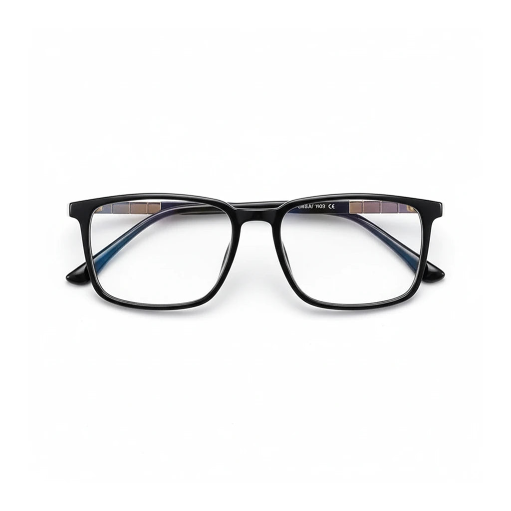 Ultra-Light Square Titanium Prescription Glasses Frame