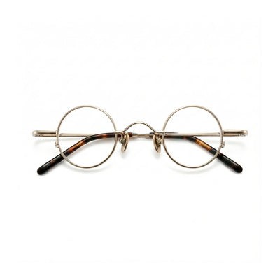 Pure Titanium Round Eyeglasses Frame - Anti-Blue Light Optical