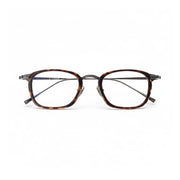 Retro Polygonal Titanium Eyeglass Frame - Anti Blue Light Optical