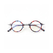 Retro Round Metal Eyeglass Frames - Lightweight Optical Prescription Glasses