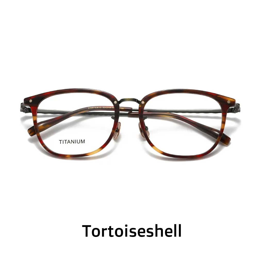Titanium Round Eyeglass Frames – Unisex Optical