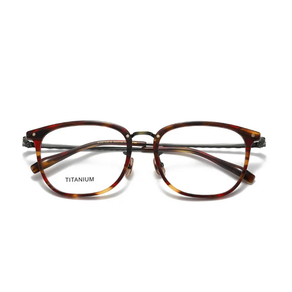 Titanium Round Eyeglass Frames – Unisex Optical