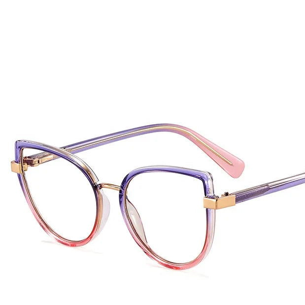 TR90 Cat Eye Glasses Frame - Anti-Blue Light Optical