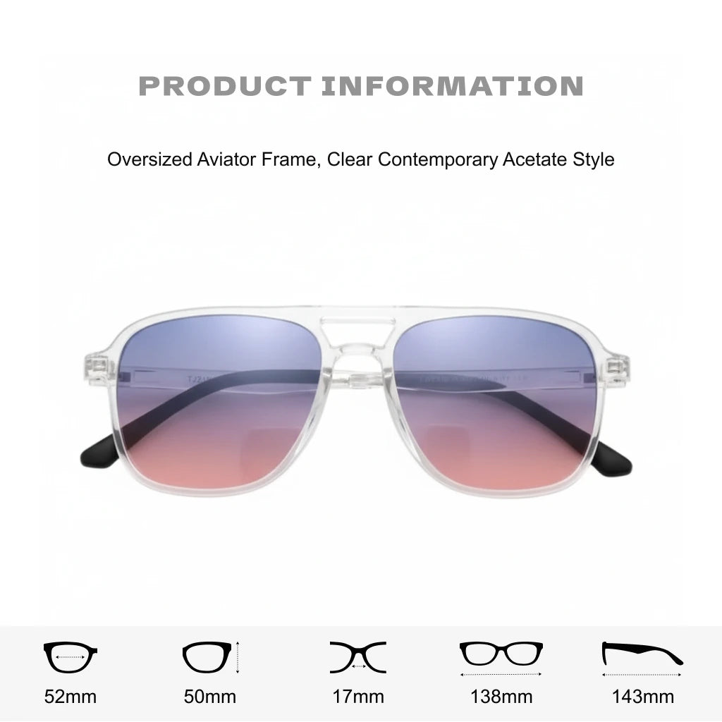 TR90 Magnetic Clip-On Polarized Sunglasses - 2-in-1 Optical Frame