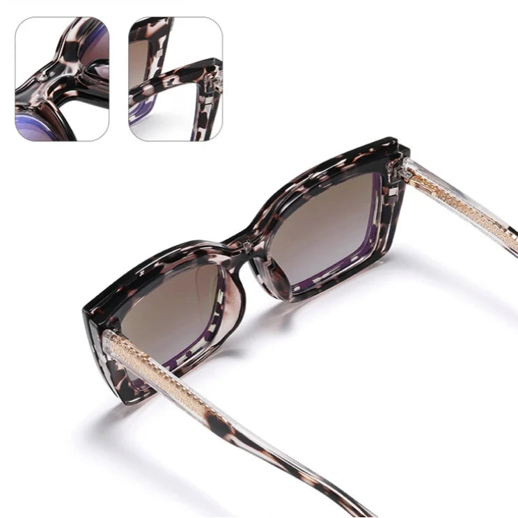 Ultra Light Square Magnetic Eyeglass Frame for Women