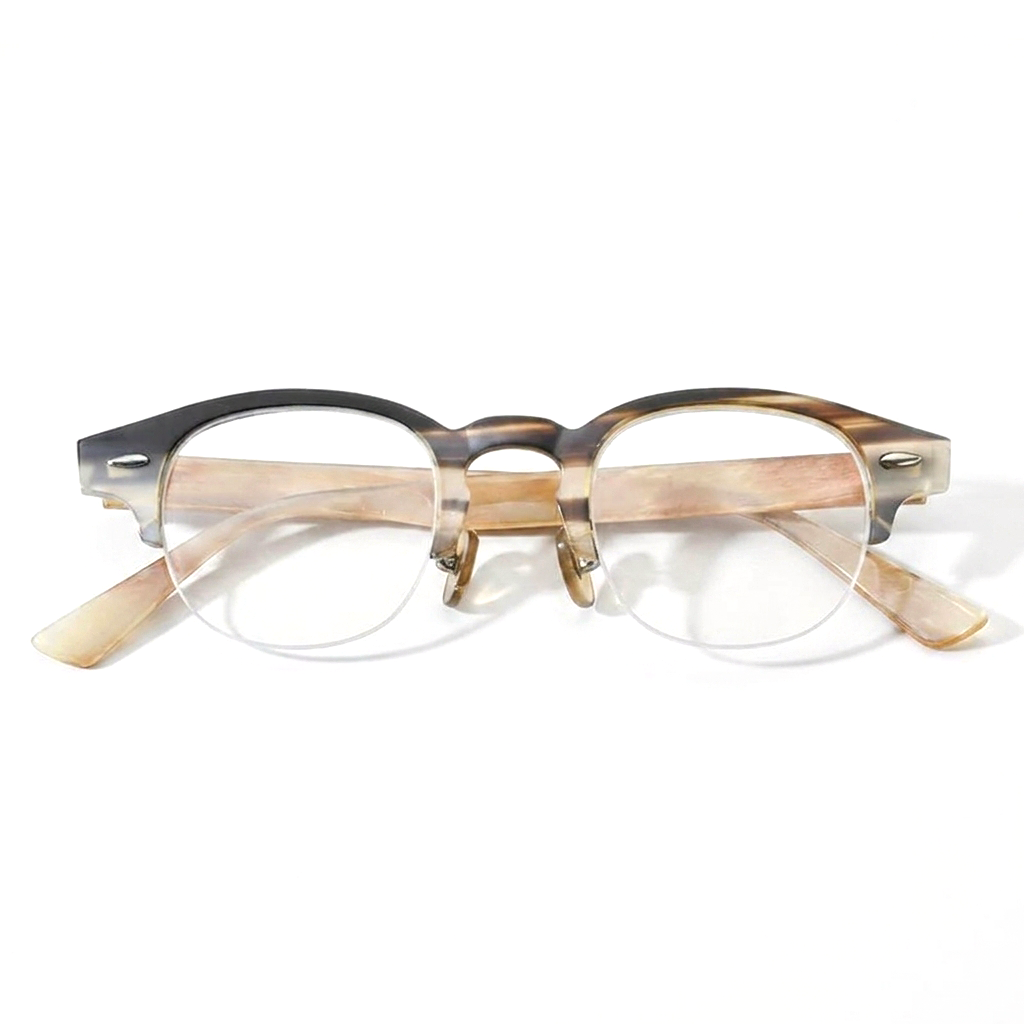 Acetate Half-Frame Optical Glasses