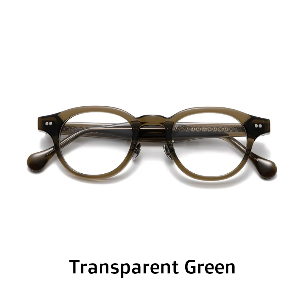 Acetate Optical Eyeglass Frames – Unisex Round Retro