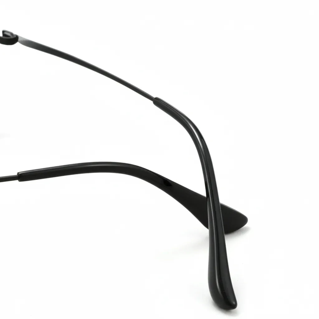 Titanium Retro Square Eyeglasses K5117M