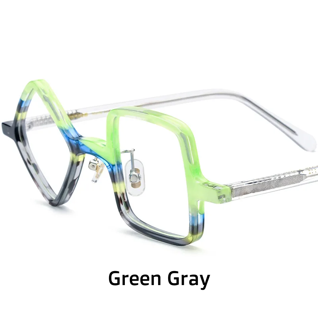 Mattierte quadratische optische Brille