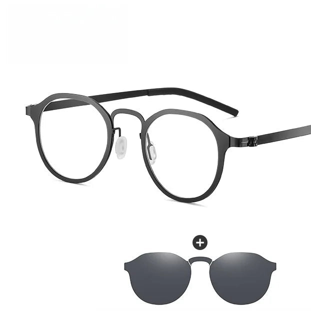 Magnetic Polarized Prescription Glasses with Anti-Blue Light