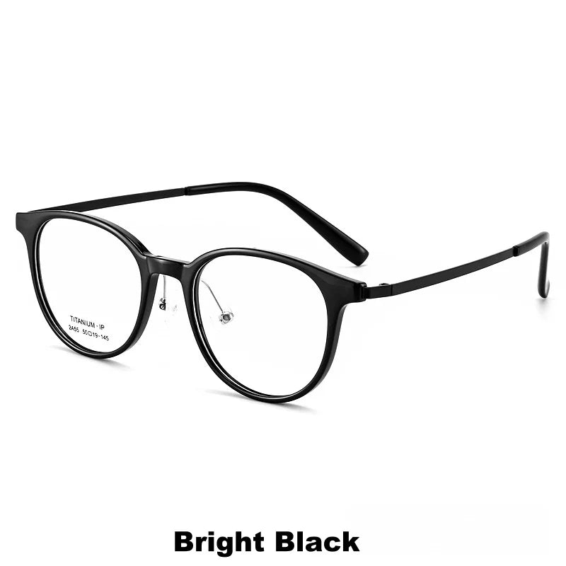 Ultra Light Titanium Cat Eye Eyeglass Frame - Anti Blue Light Optical Prescription Glasses