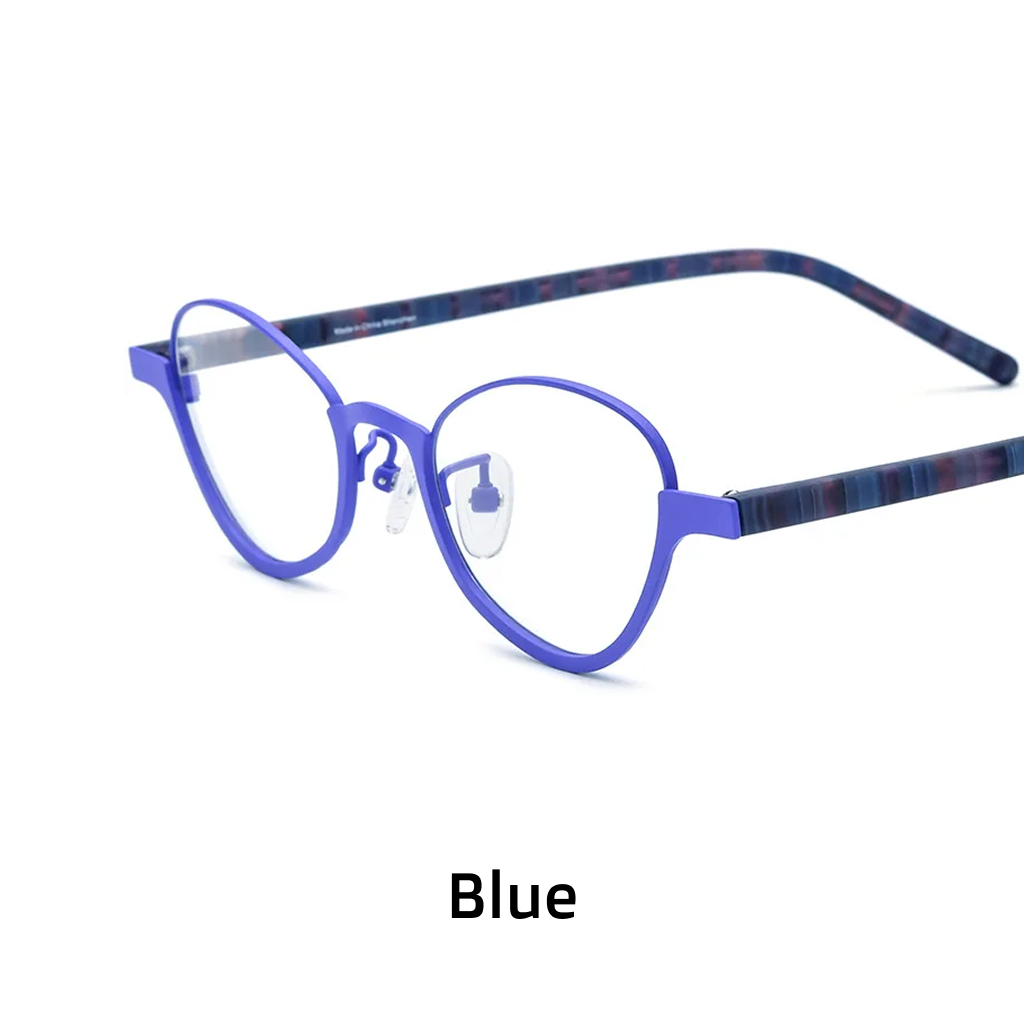 Titanium Cat Eye Optical Frames