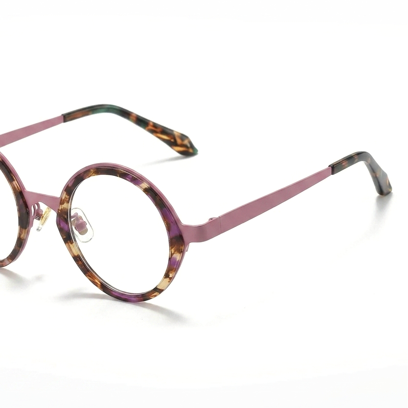 Titanium Oval Optical Eyeglass Frames