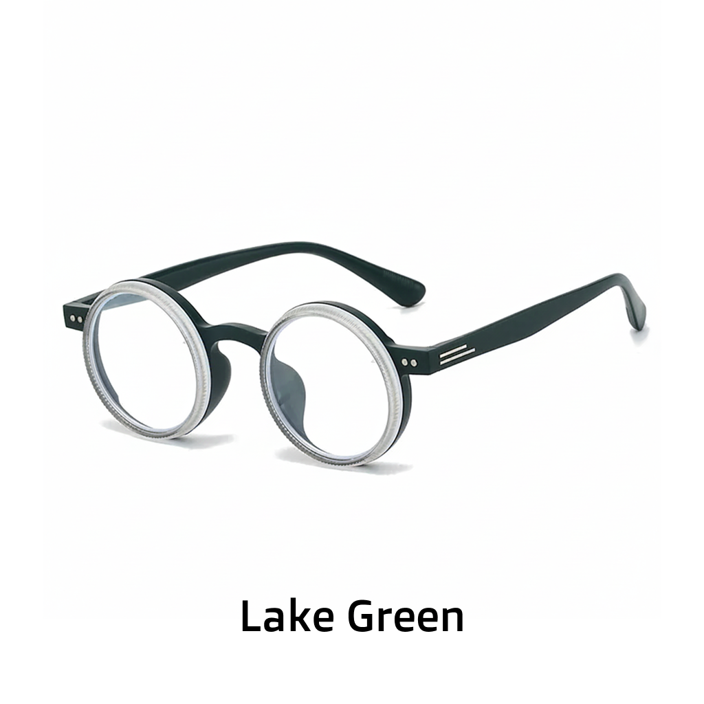 360° Rotating Round Plastic Eyeglass Frames