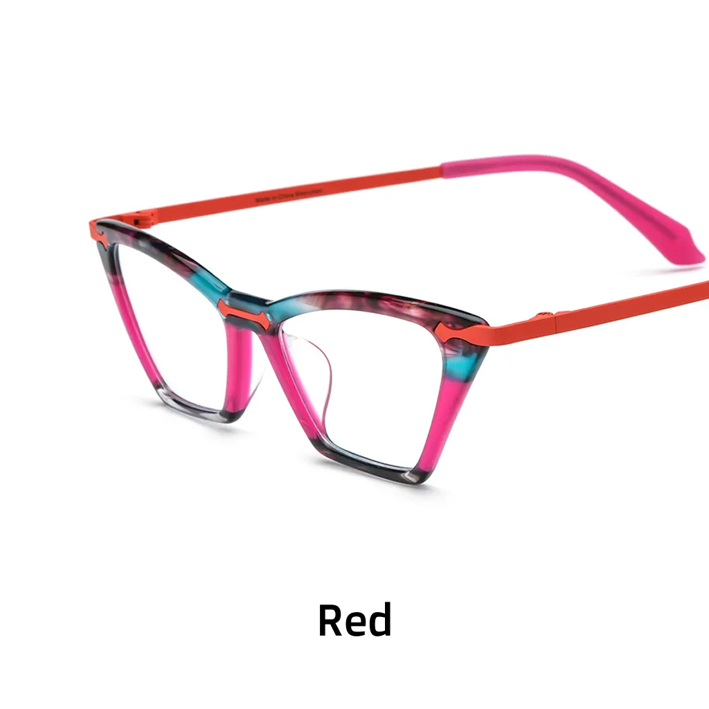 Monture de lunettes littéraires tendance de haute qualité en couleur, titane ultra-léger de niche, lunettes optiques carrées pour myopie grand visage
