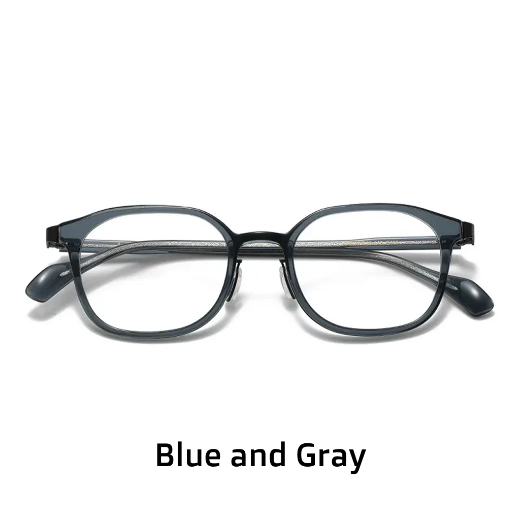 Monture carrée business tendance, ultra-légère pour myopie, style rétro décontracté ultra-fin, verres optiques photochromiques pour visages ronds