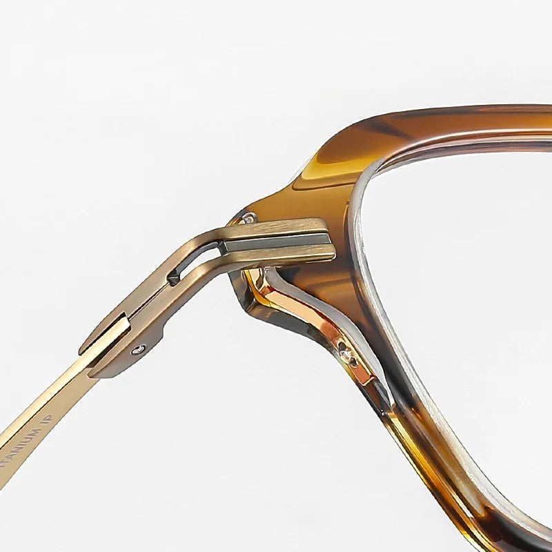 Vintage Titanium Optical Eyeglasses Frame - DTX413