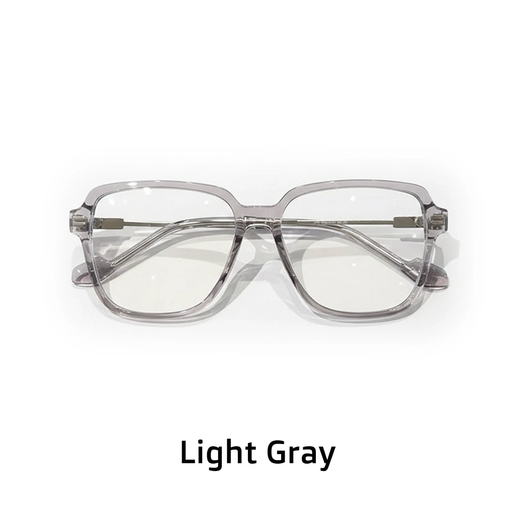 Titanium Polygonal Eyeglass Frame - Anti Blue Light Optical Glasses