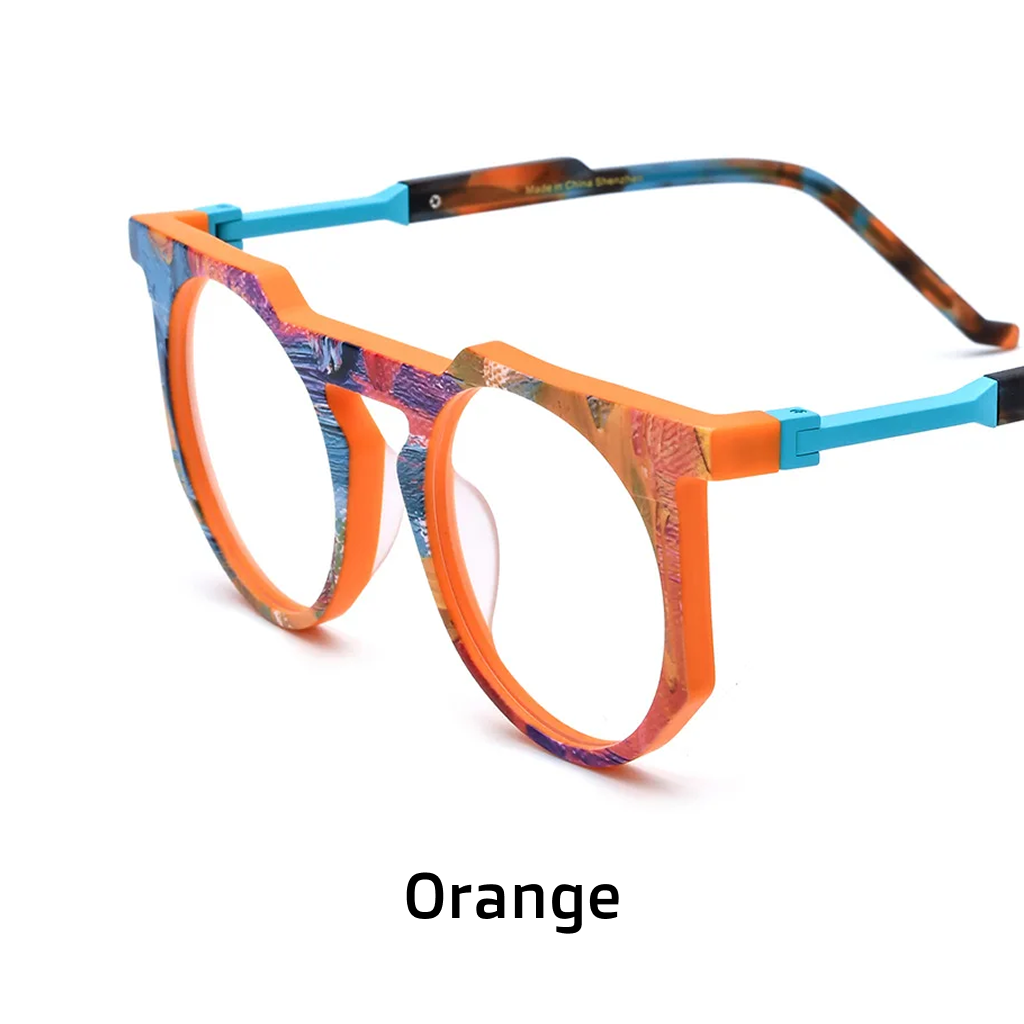 Cat Eye Color-Changing Optical Glasses Frame