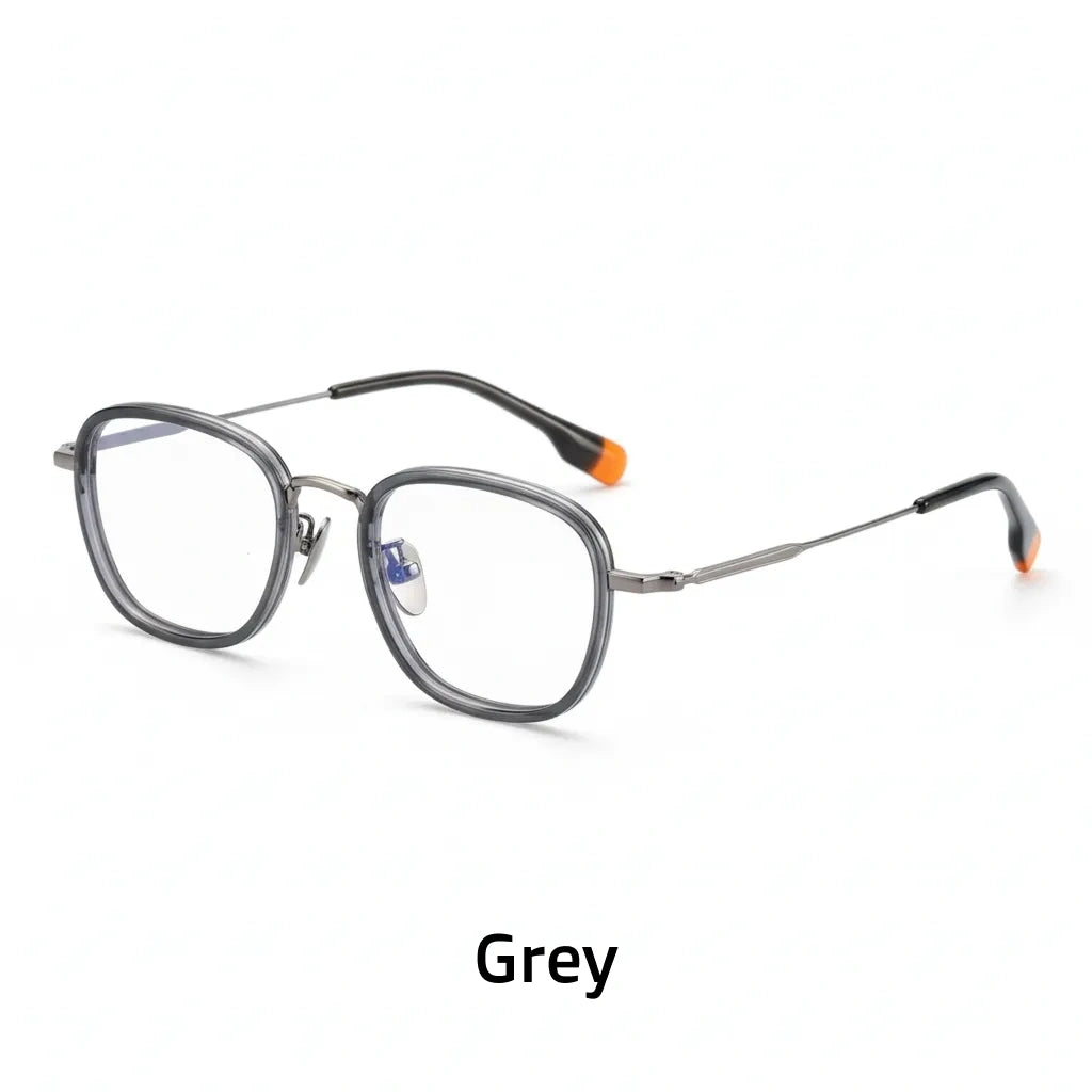 Titanium Eyeglass Frame 809 - Unisex Anti-Blue Light Optical
