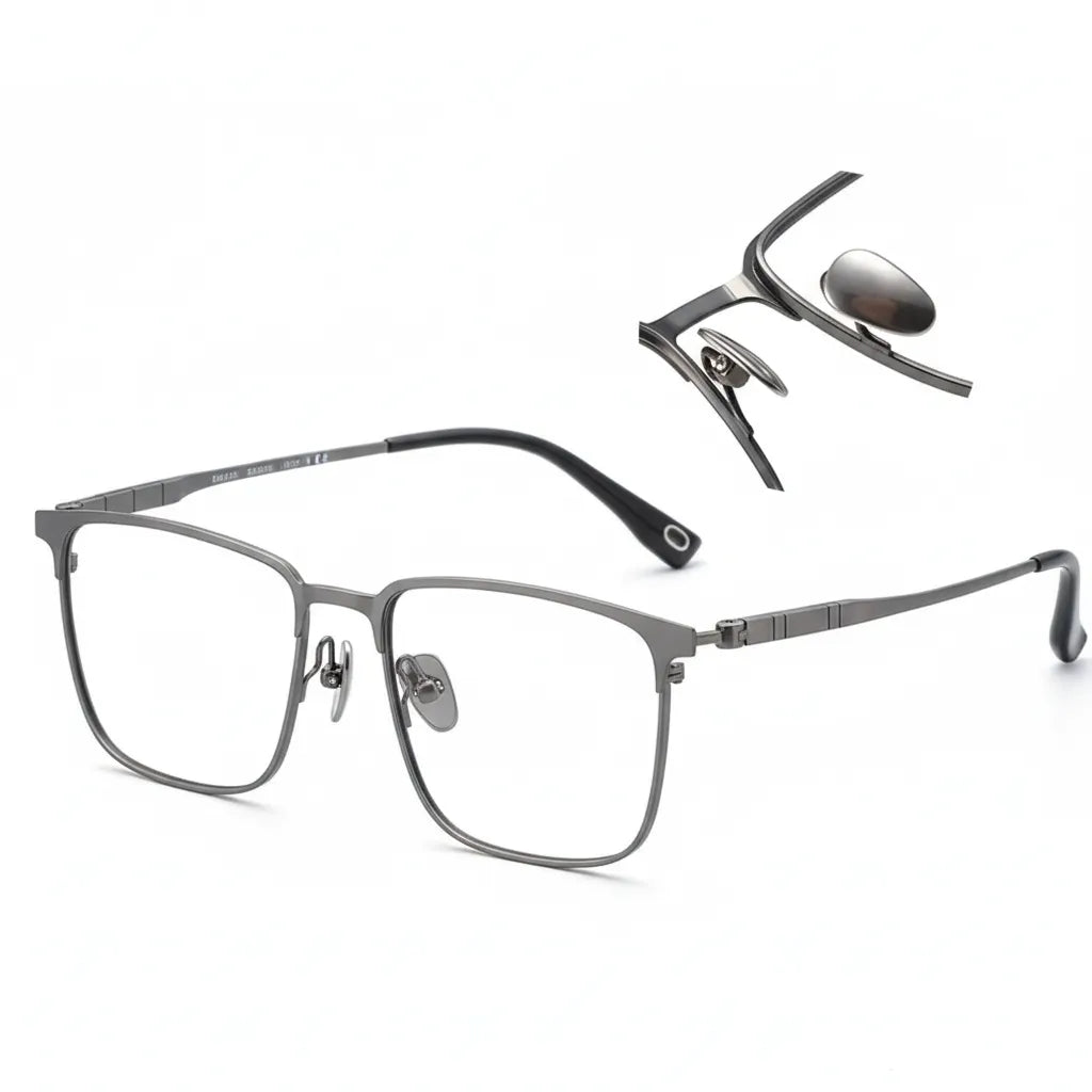 Titanium Anti-Blue Light Eyeglass Frame