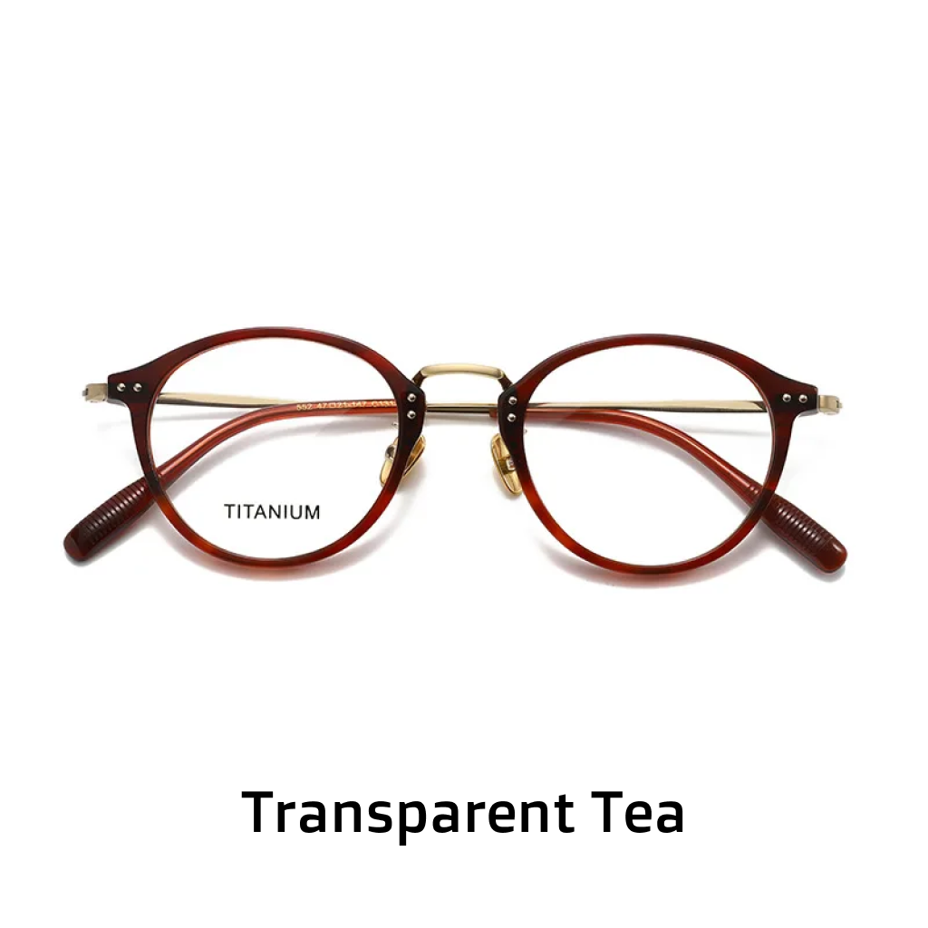 Titanium Oval Optical Frames – Tortoiseshell Unisex Prescription Eyeglasses