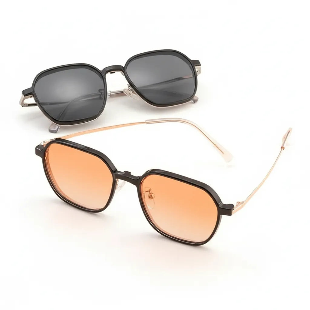 3-in-1 Magnetic Polarized Lens Glasses Frame - Prescription Ready