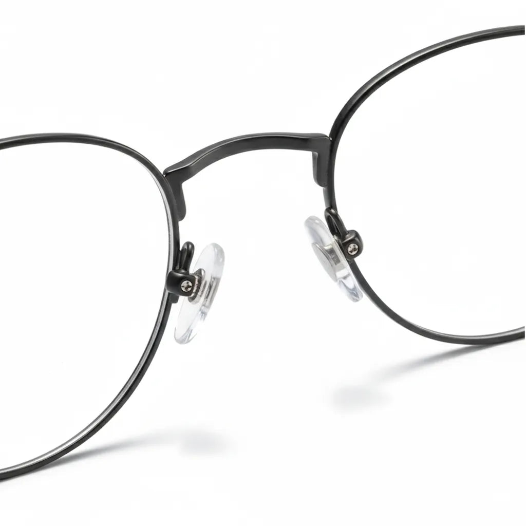 Frame Ultra Light Titanium Round Eyeglass - Anti Blue Light