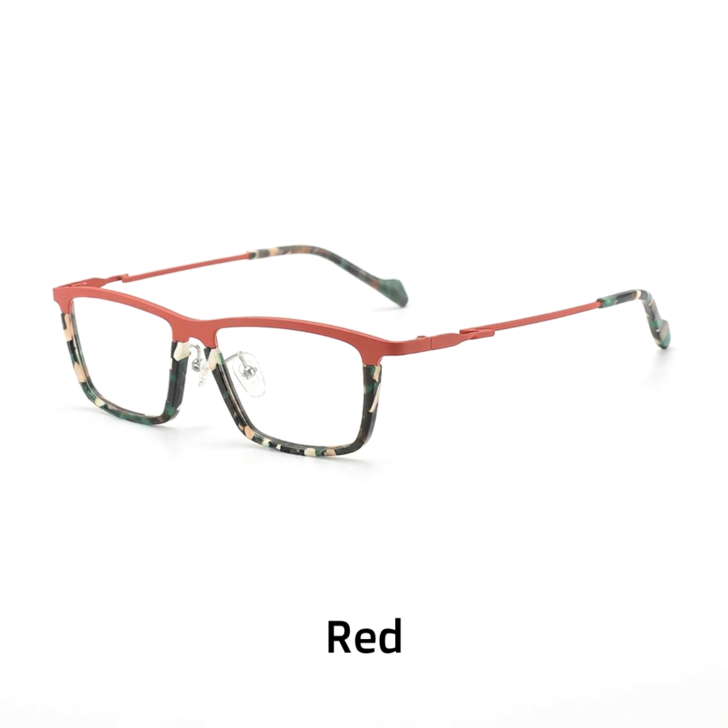 Patchwork-Quadrat-Titan-optische Brille