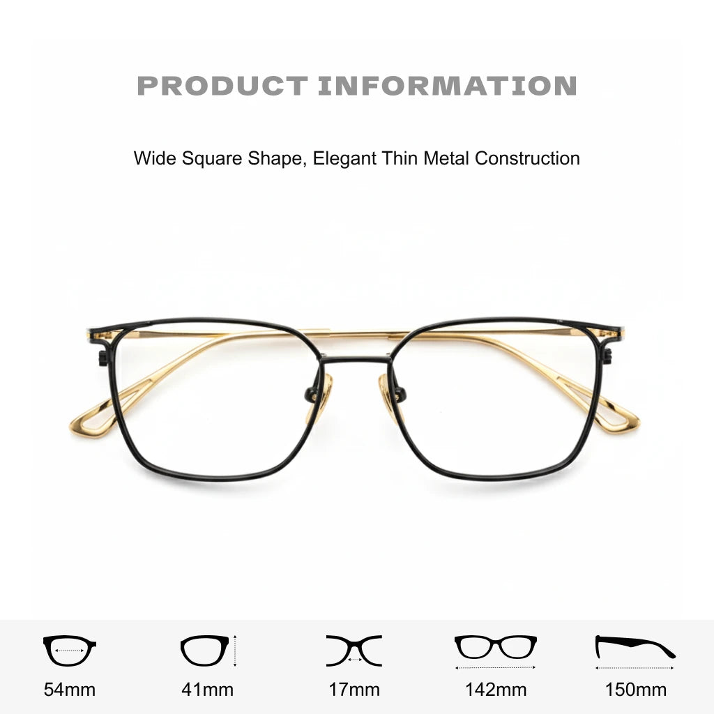 Ultra Light Titanium Eyeglasses - Anti Blue Light Optical Frame