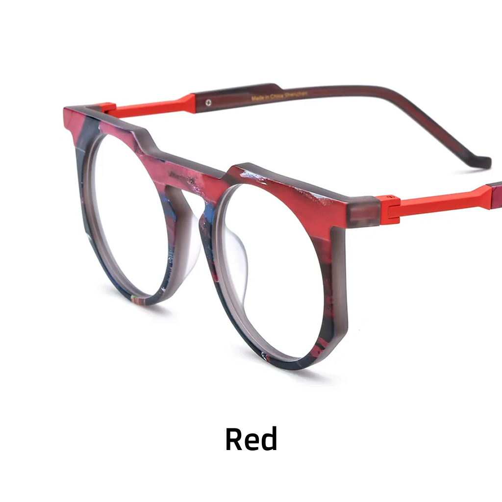 Cat Eye Color-Changing Optical Glasses Frame