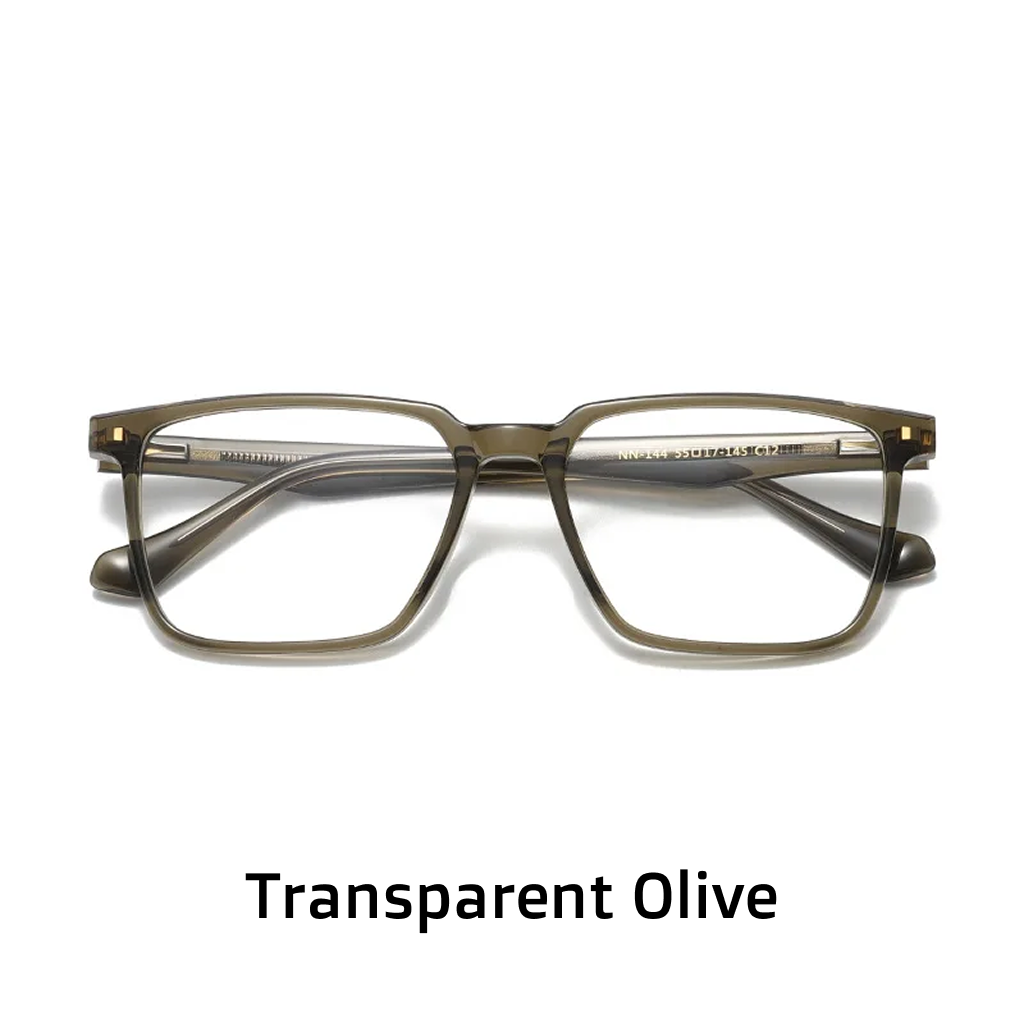 Quadratische Brillengestelle aus Acetat – Retro-Optik