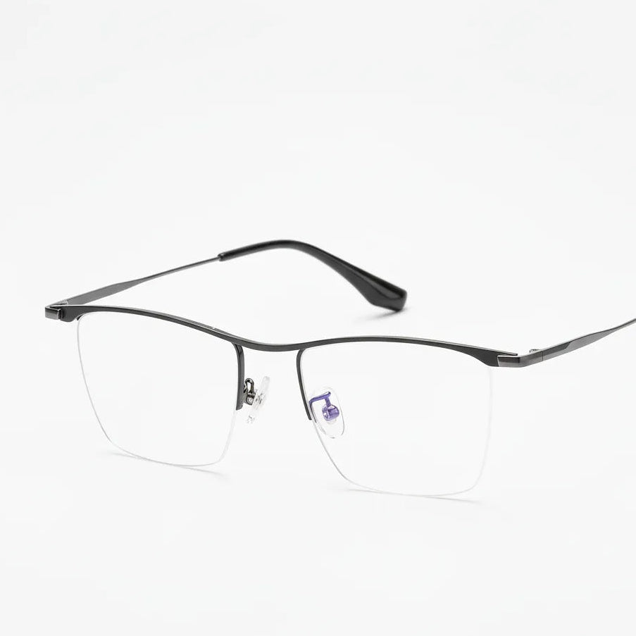 Lunettes de vue demi-cerclées en titane ultra-légères K2280
