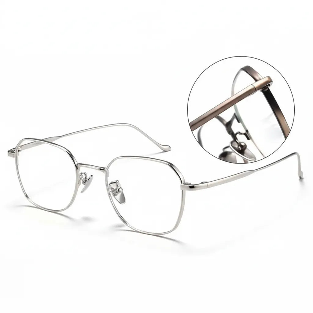 Retro Titanium Eyeglass Frame 316 - Ultra Light Unisex