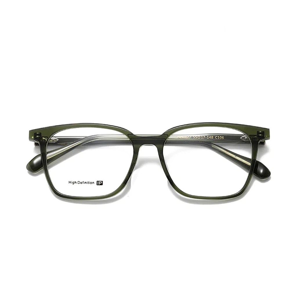Retro-Quadrat-Acetat-Optikrahmen – leichte Unisex-Brillen