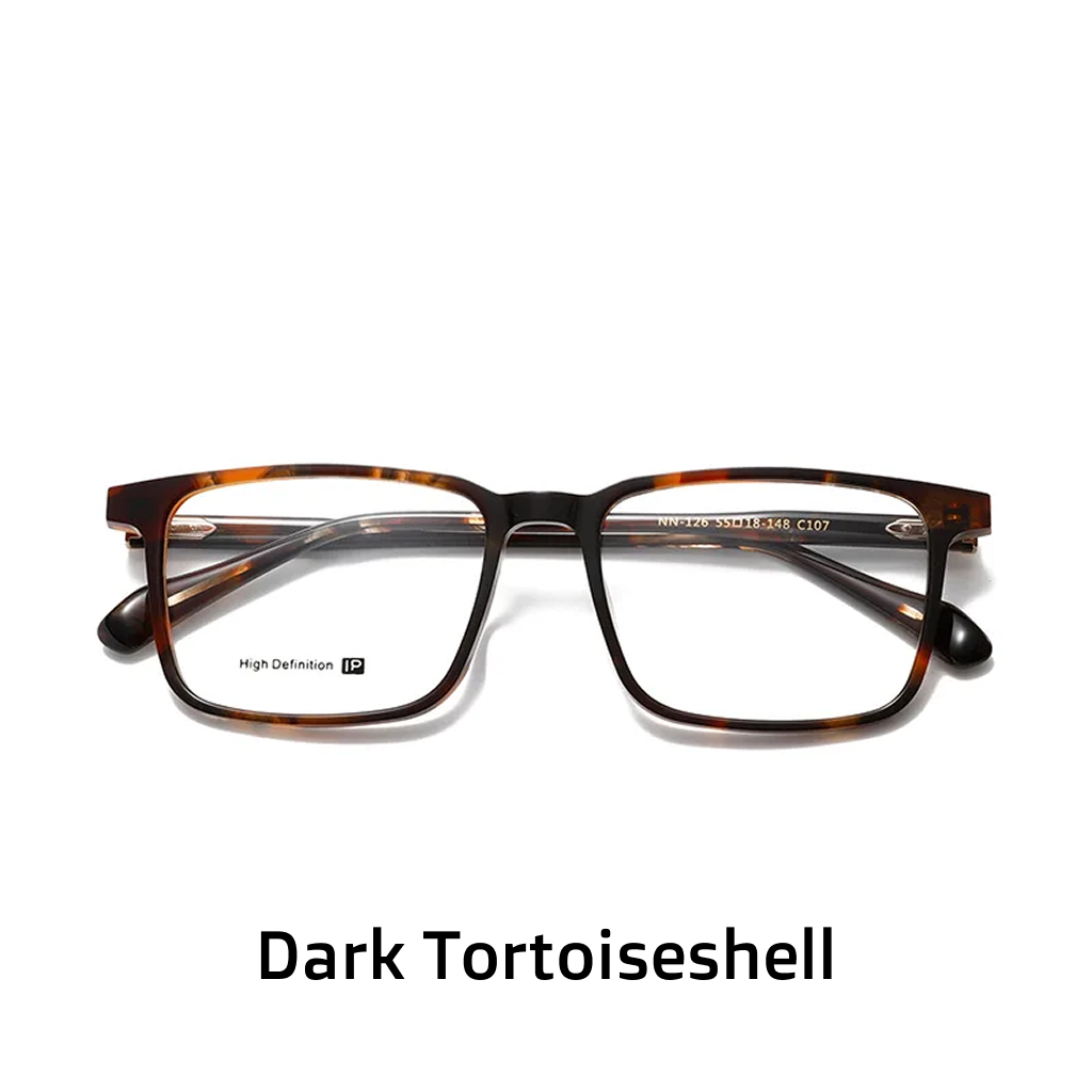Montature per occhiali da vista quadrate in acetato - unisex
