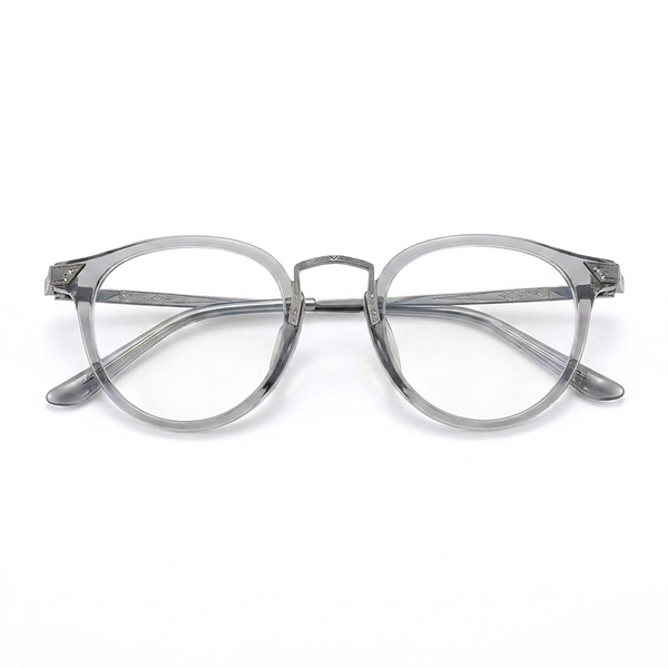 Acetate Oval Optical Frames – Unisex Hand-Carved Prescription Eyeglasses