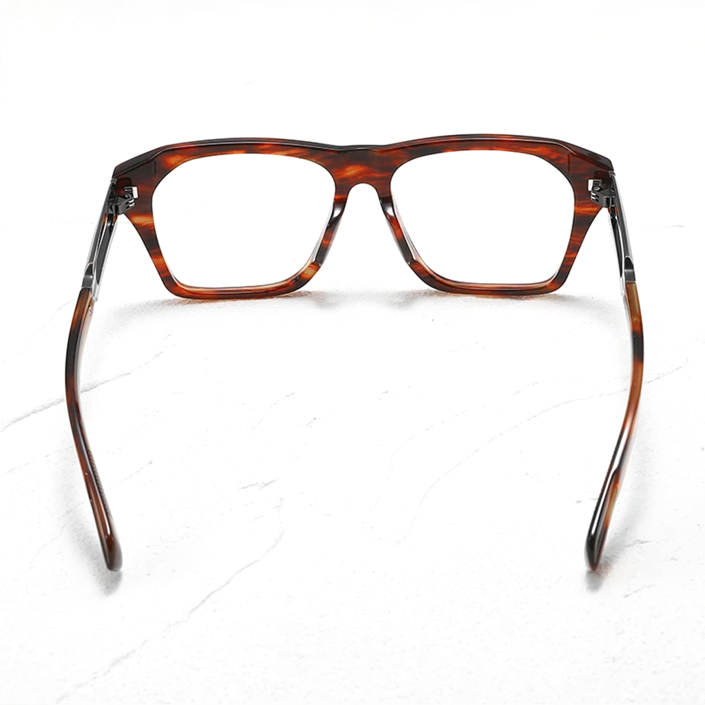Montature per occhiali quadrate oversize in acetato