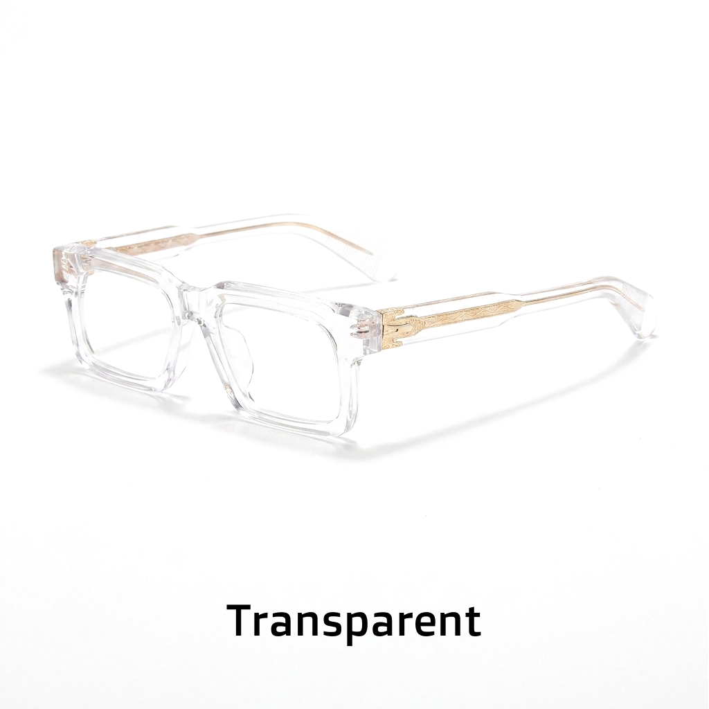 Quadratische Acetat-Brillenfassungen – Unisex-Retro-Optik