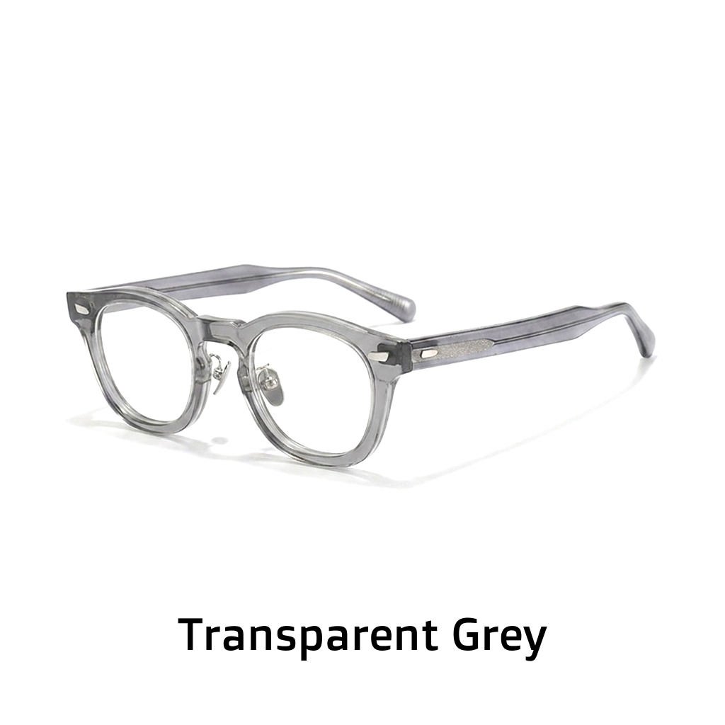 Acetate Optical Glasses Frame — Retro Square Full Rim