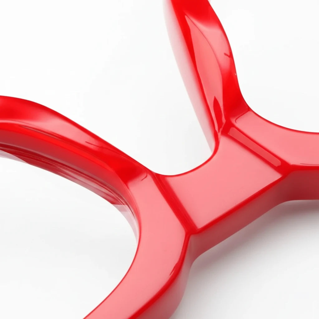 Retro Square Acetate Eyeglass Frame - Unisex Optical Prescription Glasses