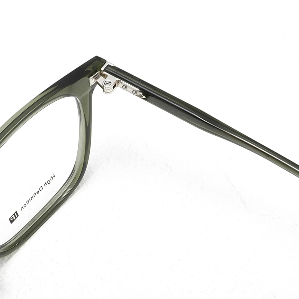Montature da vista retrò quadrate in acetato - Occhiali leggeri unisex